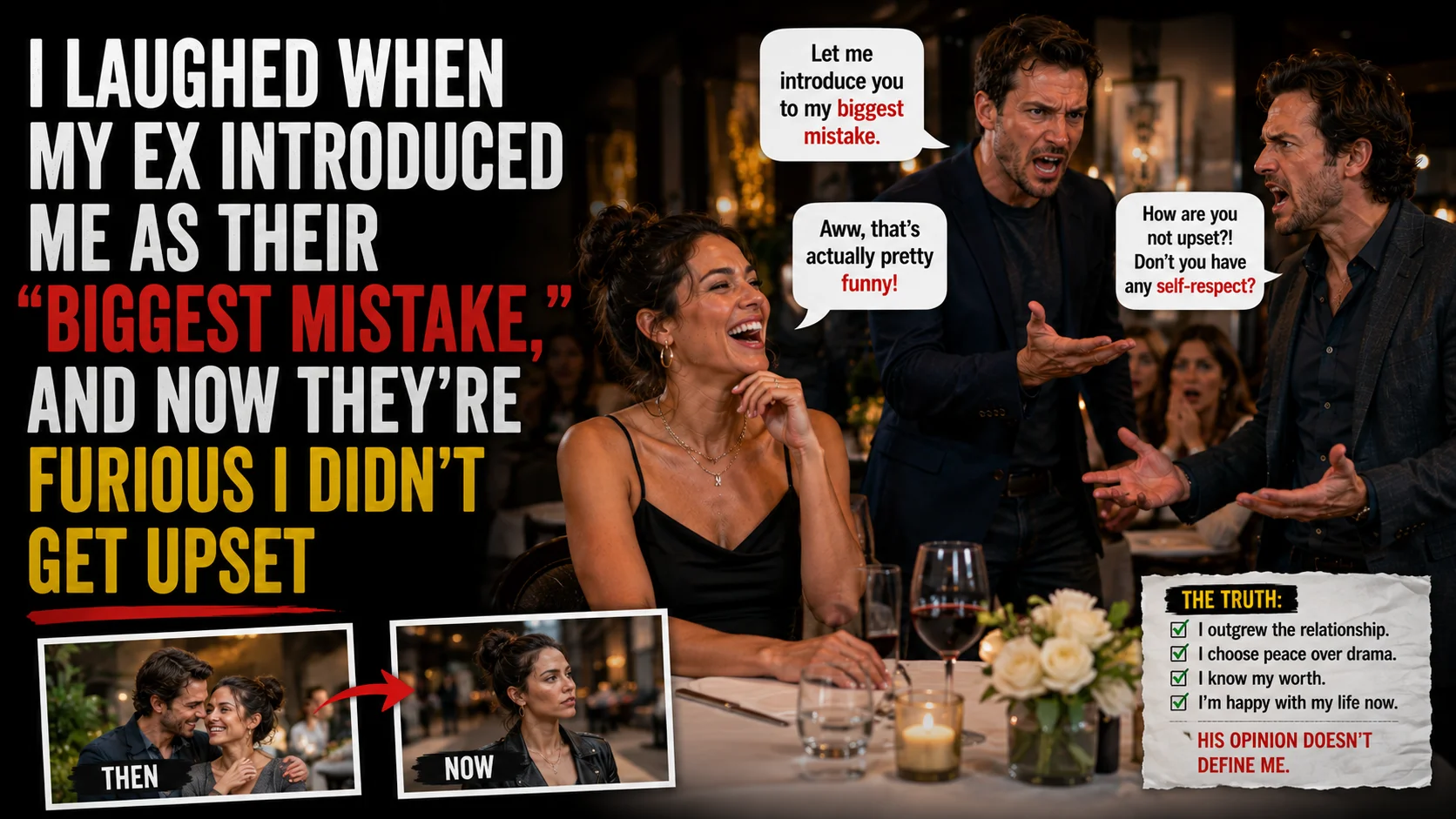I Laughed When My Ex Introduced Me as Their Biggest Mistake